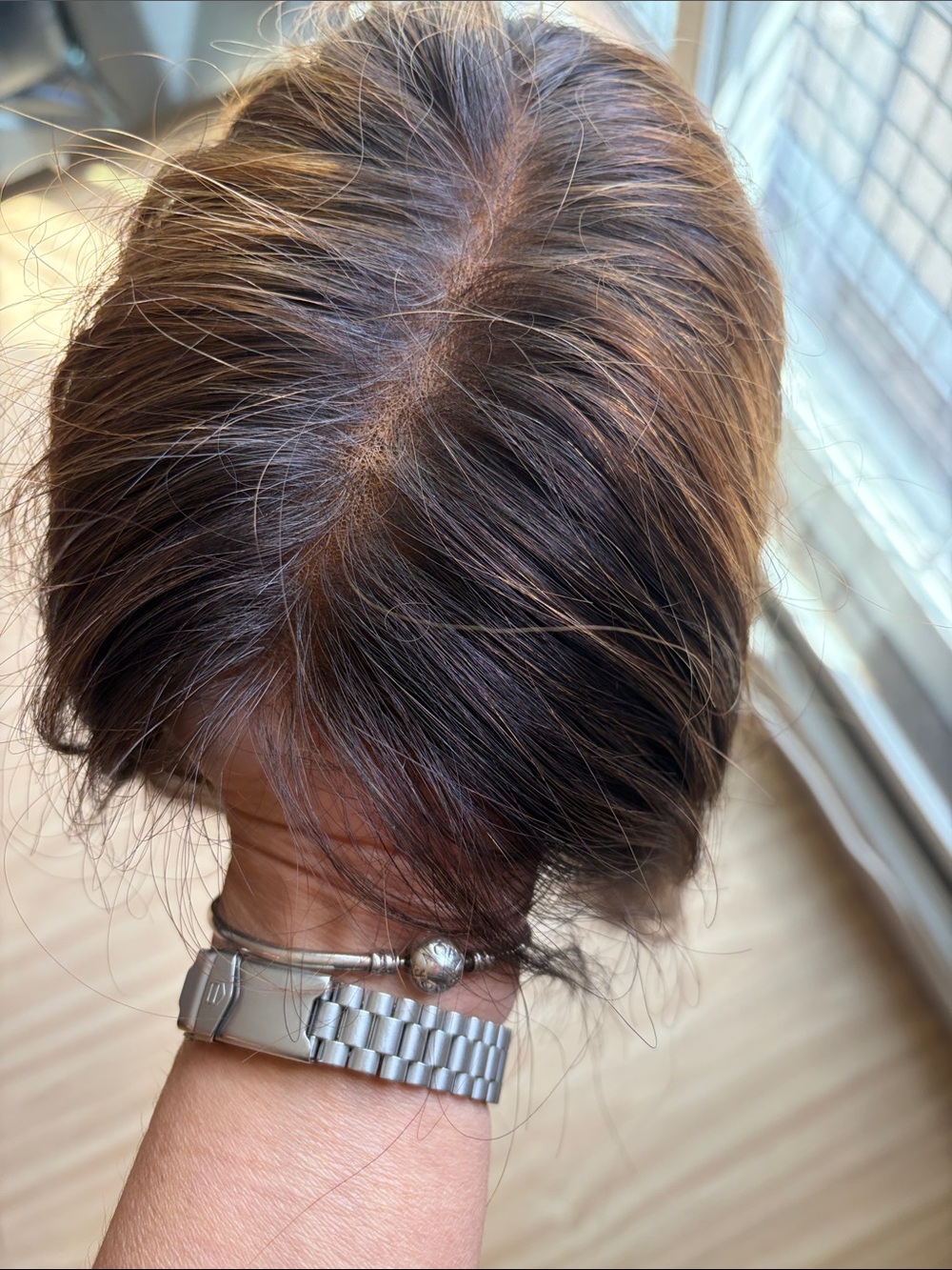 💯 Human Hair , Hairvivi wig Brown Women's Hair Topper - Natural-Look Coverage